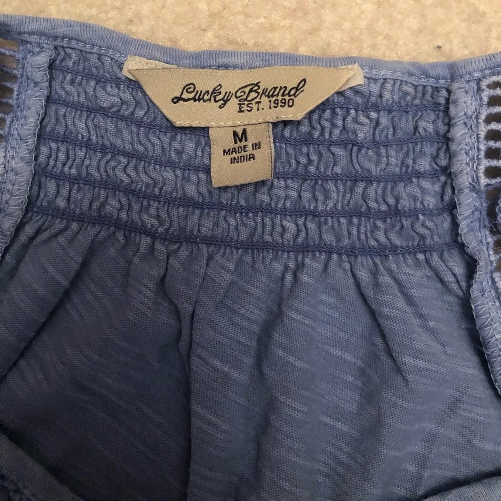 Lucky Brand Sleeveless Tank Top Blue size M - Picture 3 of 4